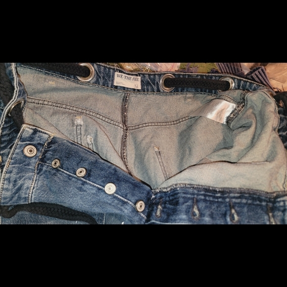 We The Free People Moxie Barrel Jeans Sz 32 - Picture 13 of 16
